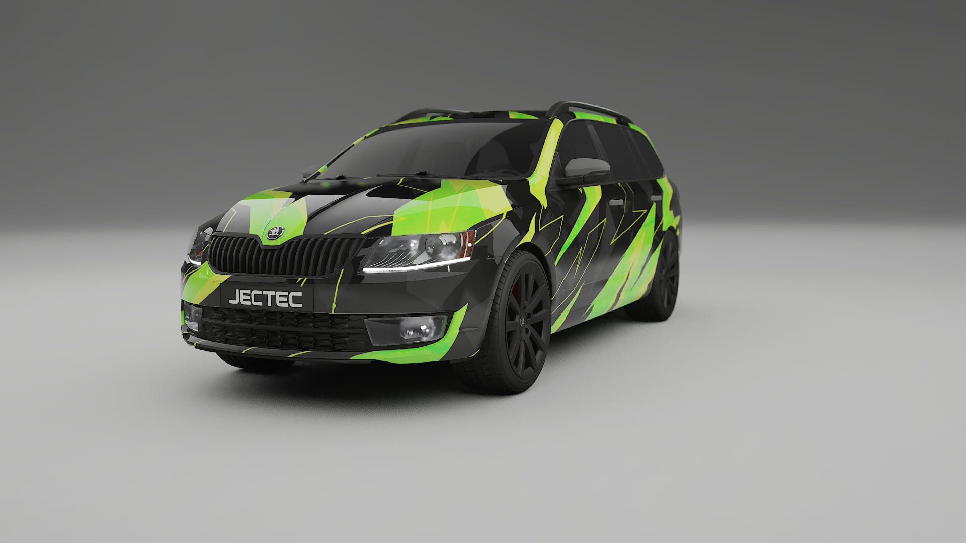 Škoda Octavia combi 5E NINJA TURTLES – Tervezett Wrap PPF készlet nyomtatható poliuretán fóliából