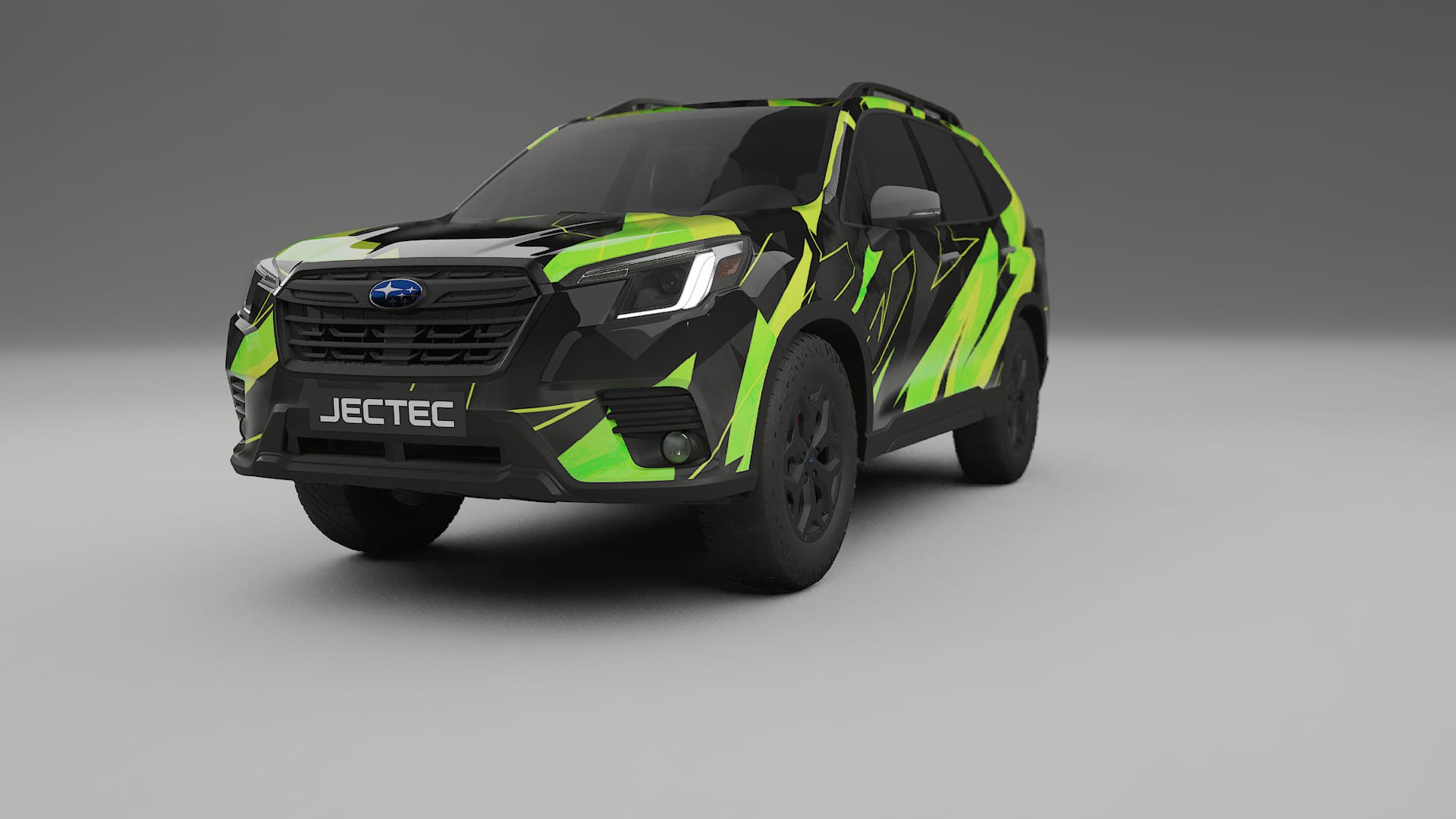 Subaru Forester V SK facelift LCI NINJA TURTLES – Tervezett Wrap PPF készlet nyomtatható poliuretán fóliából