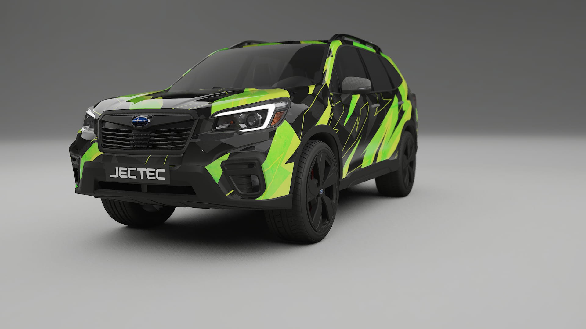 Subaru Forester V SK prefacelift pre-LCI NINJA TURTLES – Tervezett Wrap PPF készlet nyomtatható poliuretán fóliából