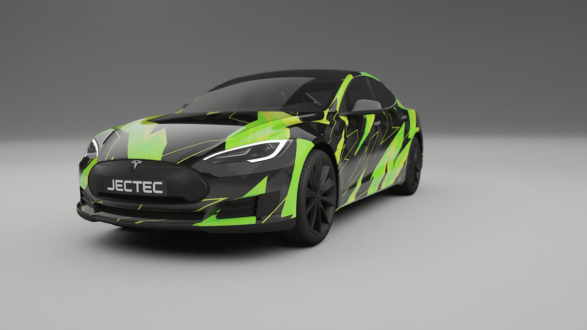 Tesla Model-S NINJA TURTLES – Tervezett Wrap PPF készlet nyomtatható poliuretán fóliából