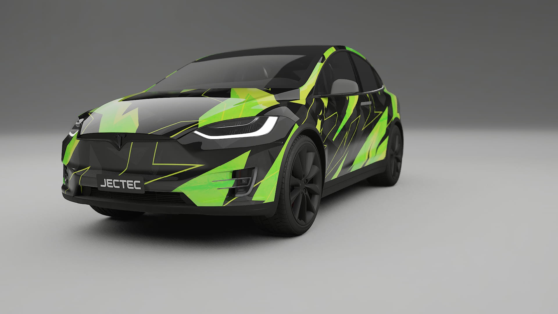 Tesla Model X NINJA TURTLES – Tervezett Wrap PPF készlet nyomtatható poliuretán fóliából
