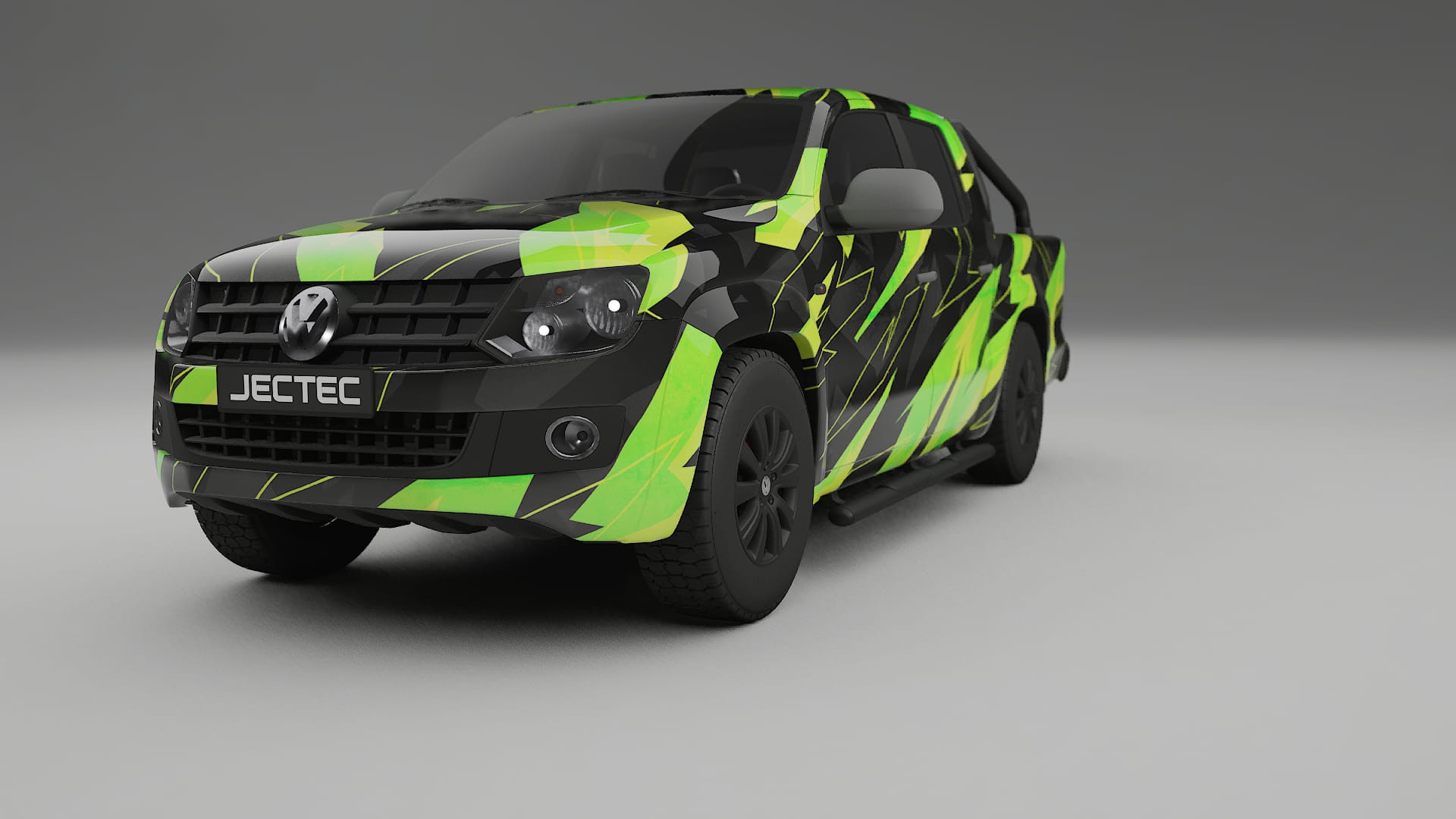 VW Amarok 2H NINJA TURTLES – Tervezett Wrap PPF készlet nyomtatható poliuretán fóliából