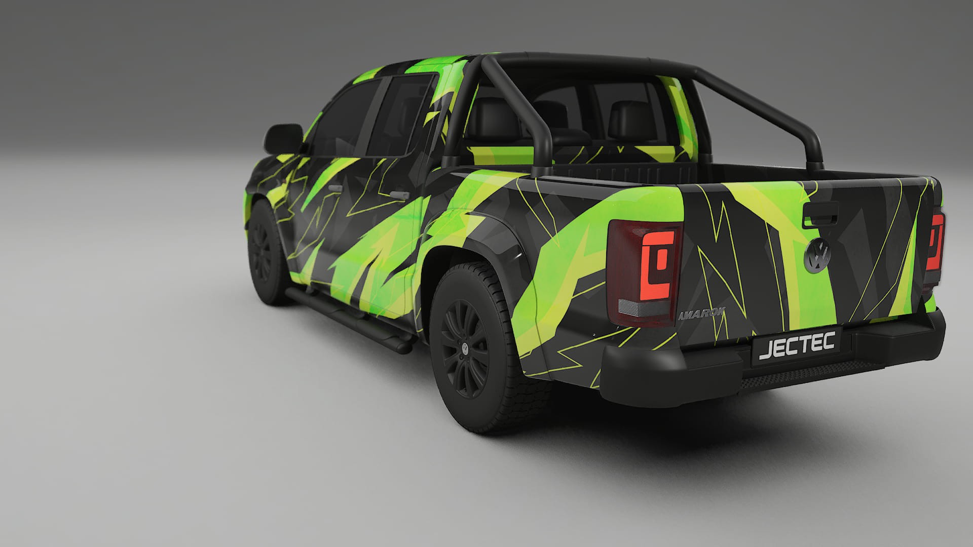 VW Amarok 2H NINJA TURTLES – Tervezett Wrap PPF készlet nyomtatható poliuretán fóliából