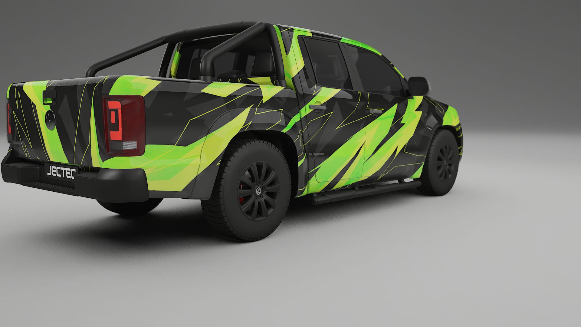 VW Amarok 2H NINJA TURTLES – Tervezett Wrap PPF készlet nyomtatható poliuretán fóliából