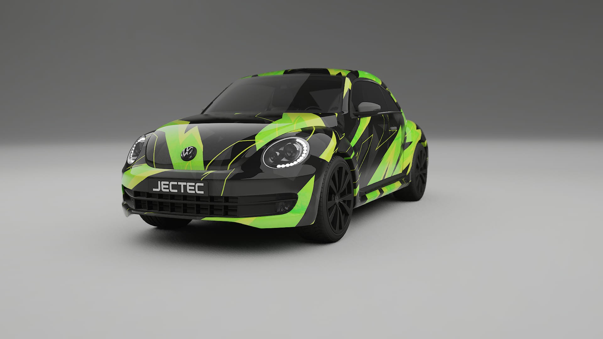 VW Beetle A5 prefacelift pre-LCI NINJA TURTLES – Tervezett Wrap PPF készlet nyomtatható poliuretán fóliából