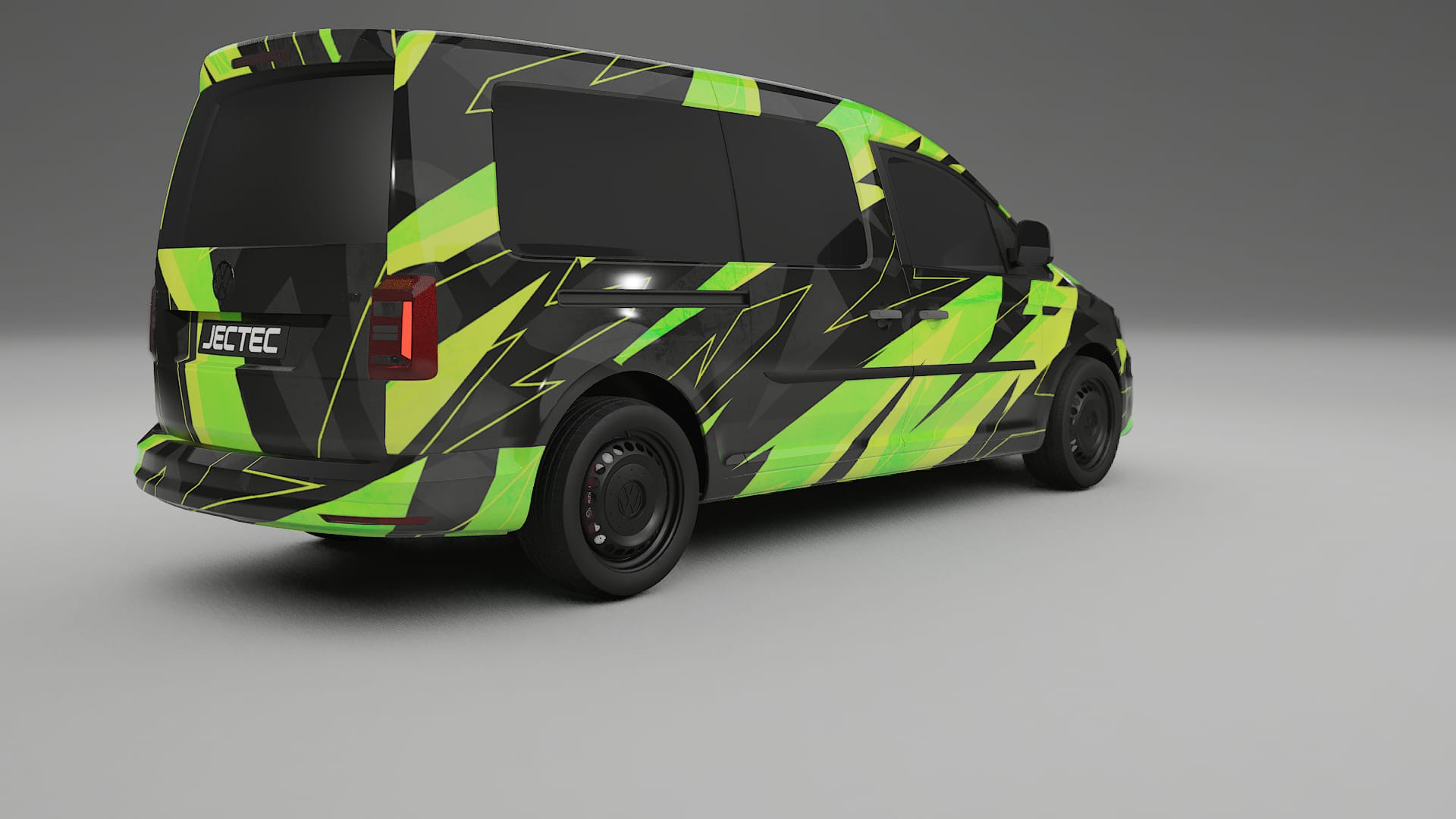 VW Caddy Maxi SB NINJA TURTLES – Tervezett Wrap PPF készlet nyomtatható poliuretán fóliából