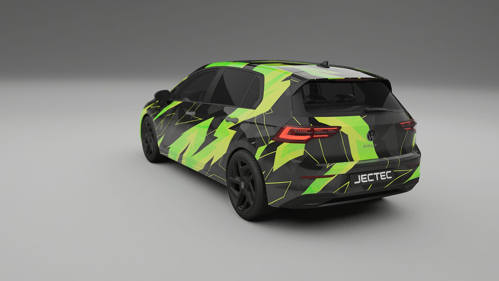 VW Golf Mk8 NINJA TURTLES – Tervezett Wrap PPF készlet nyomtatható poliuretán fóliából