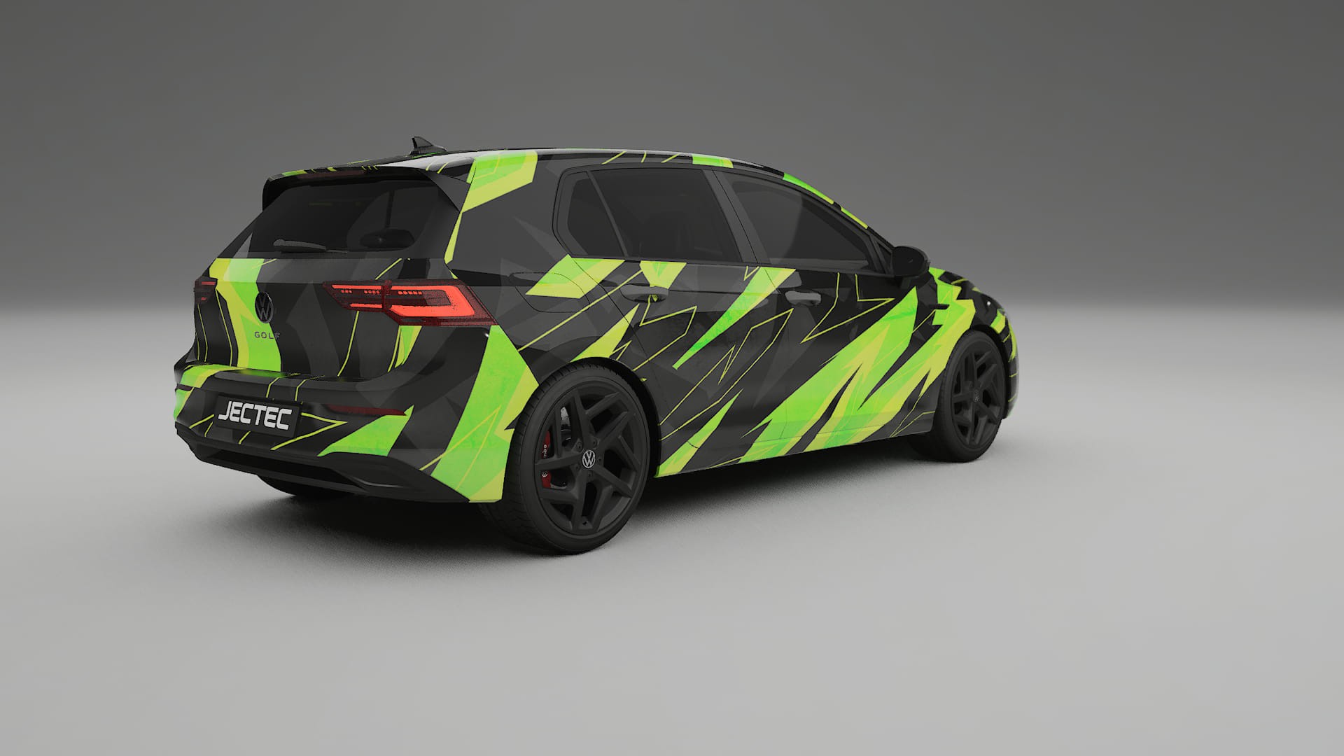 VW Golf Mk8 NINJA TURTLES – Tervezett Wrap PPF készlet nyomtatható poliuretán fóliából