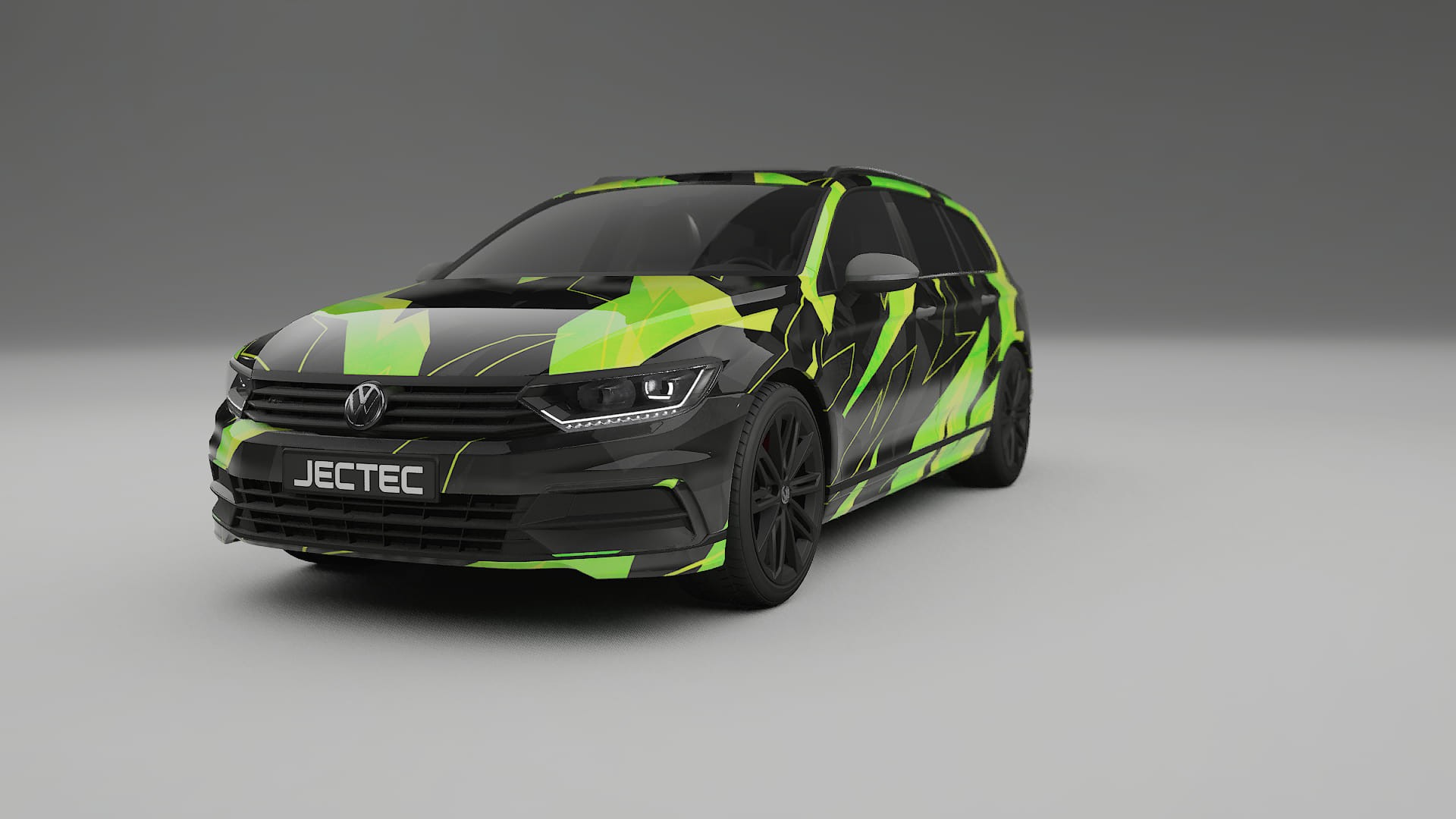 VW Passat VariantR B8 NINJA TURTLES – Tervezett Wrap PPF készlet nyomtatható poliuretán fóliából