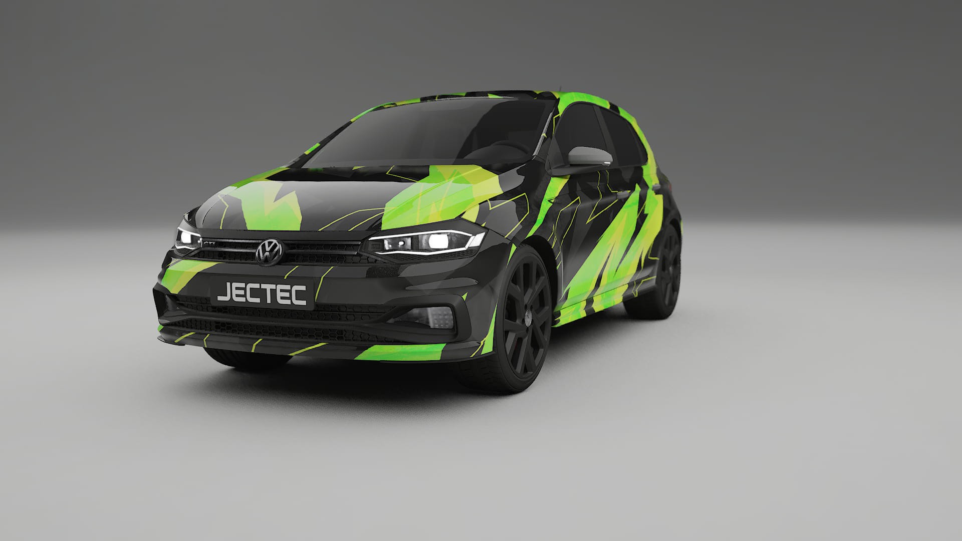 VW Polo GTI VI NINJA TURTLES – Tervezett Wrap PPF készlet nyomtatható poliuretán fóliából