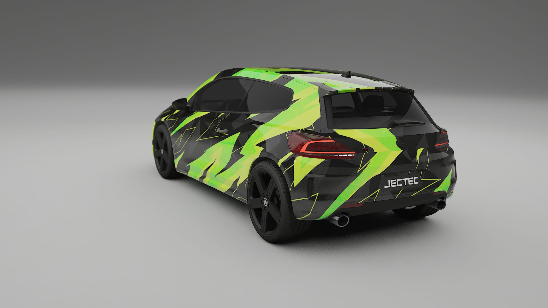 VW Scirocco R III NINJA TURTLES – Tervezett Wrap PPF készlet nyomtatható poliuretán fóliából
