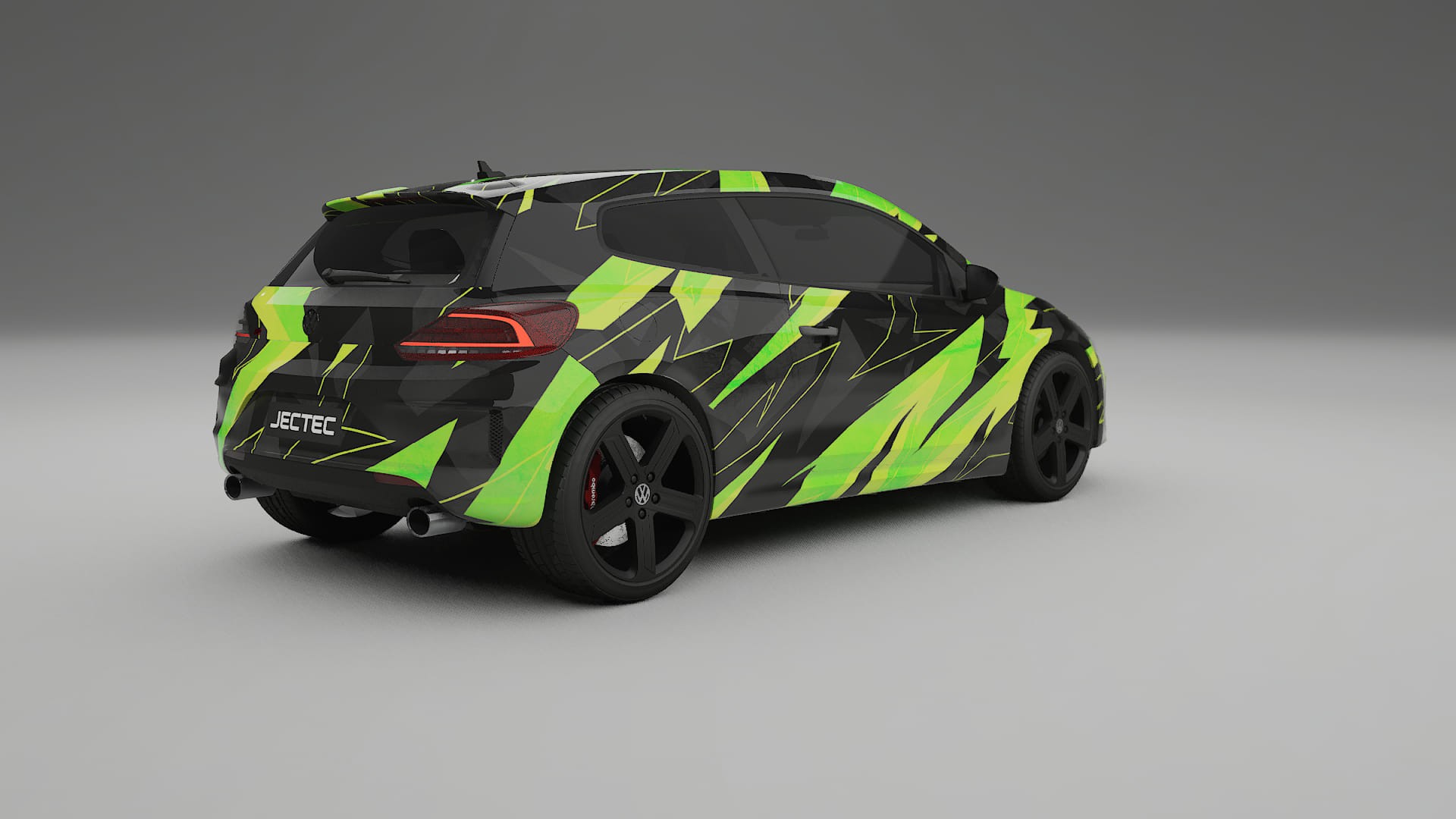 VW Scirocco R III NINJA TURTLES – Tervezett Wrap PPF készlet nyomtatható poliuretán fóliából