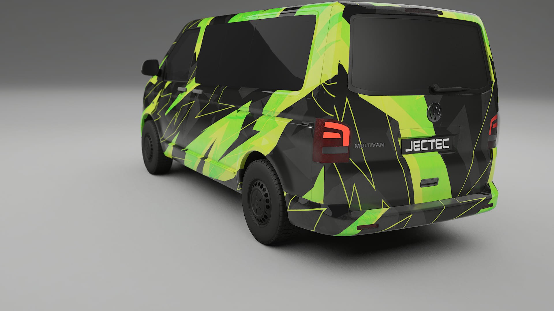 VW Transporter T5 Caravelle NINJA TURTLES – Tervezett Wrap PPF készlet nyomtatható poliuretán fóliából