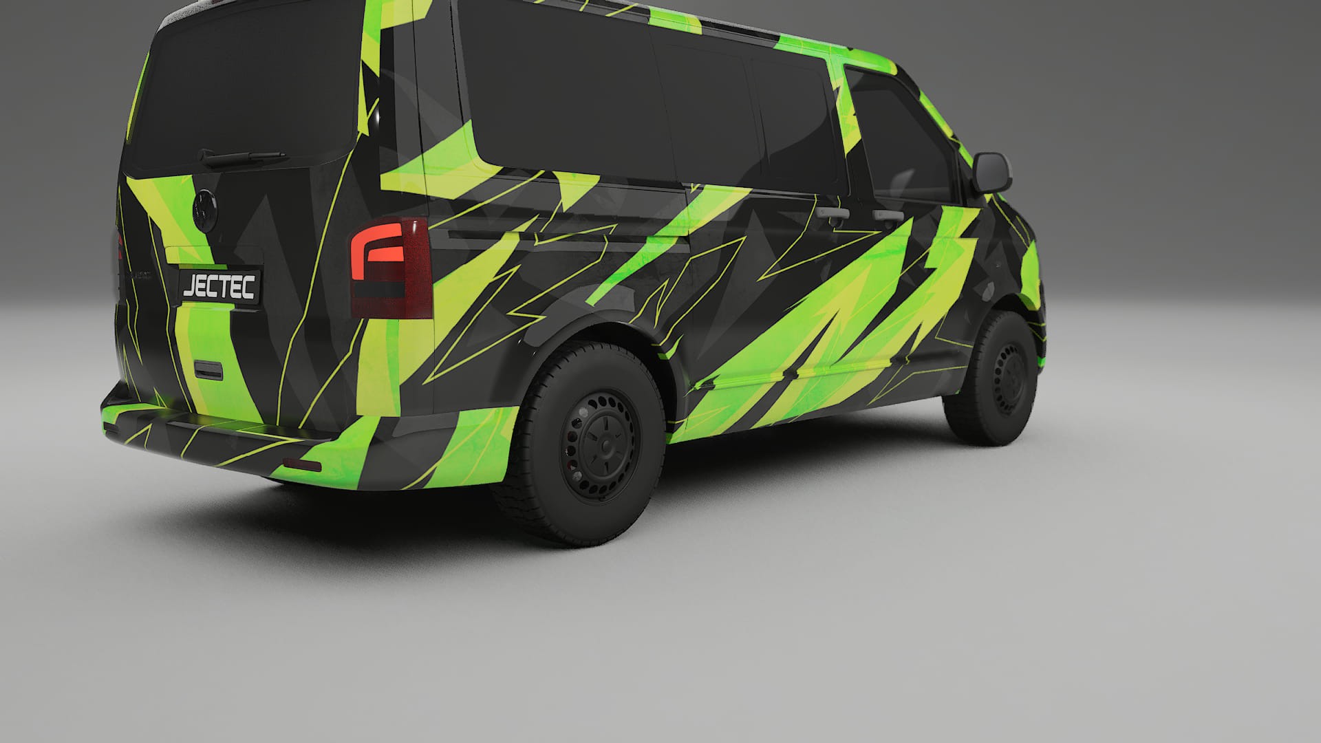 VW Transporter T5 Caravelle NINJA TURTLES – Tervezett Wrap PPF készlet nyomtatható poliuretán fóliából