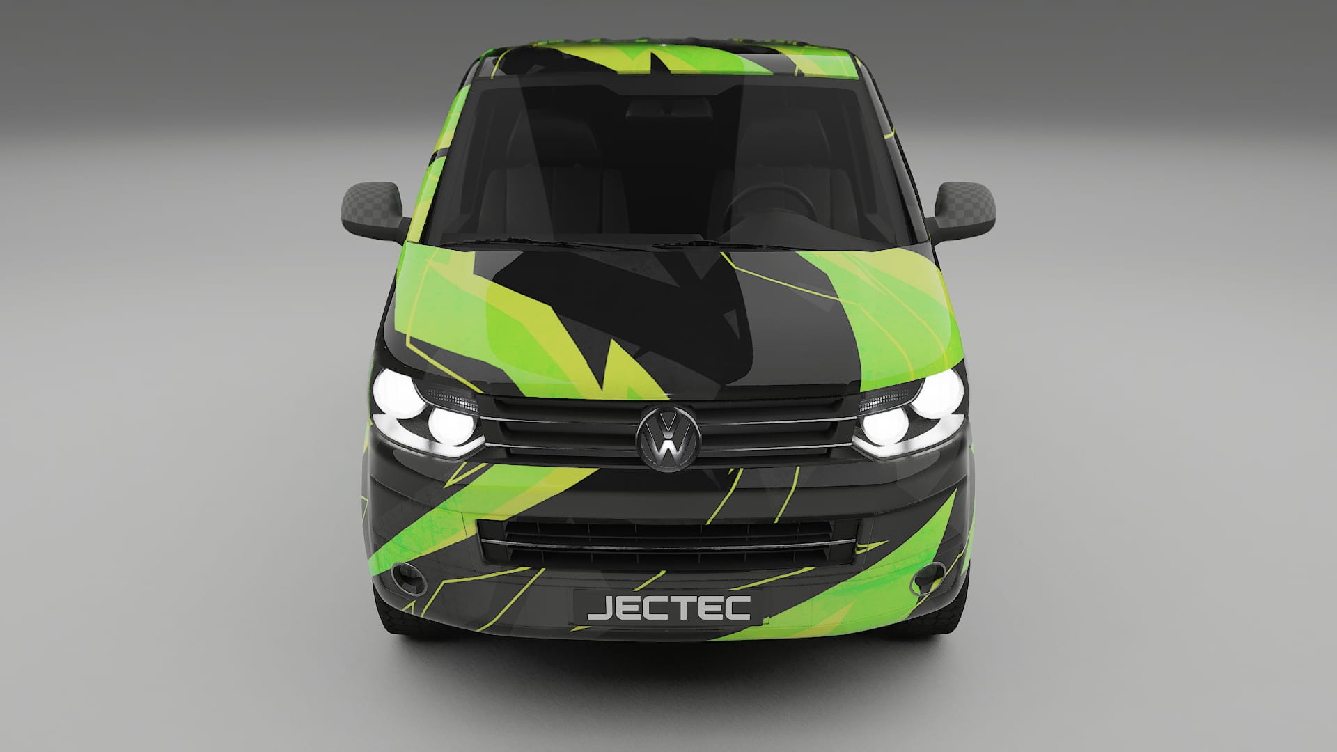 VW Transporter T5 Caravelle NINJA TURTLES – Tervezett Wrap PPF készlet nyomtatható poliuretán fóliából