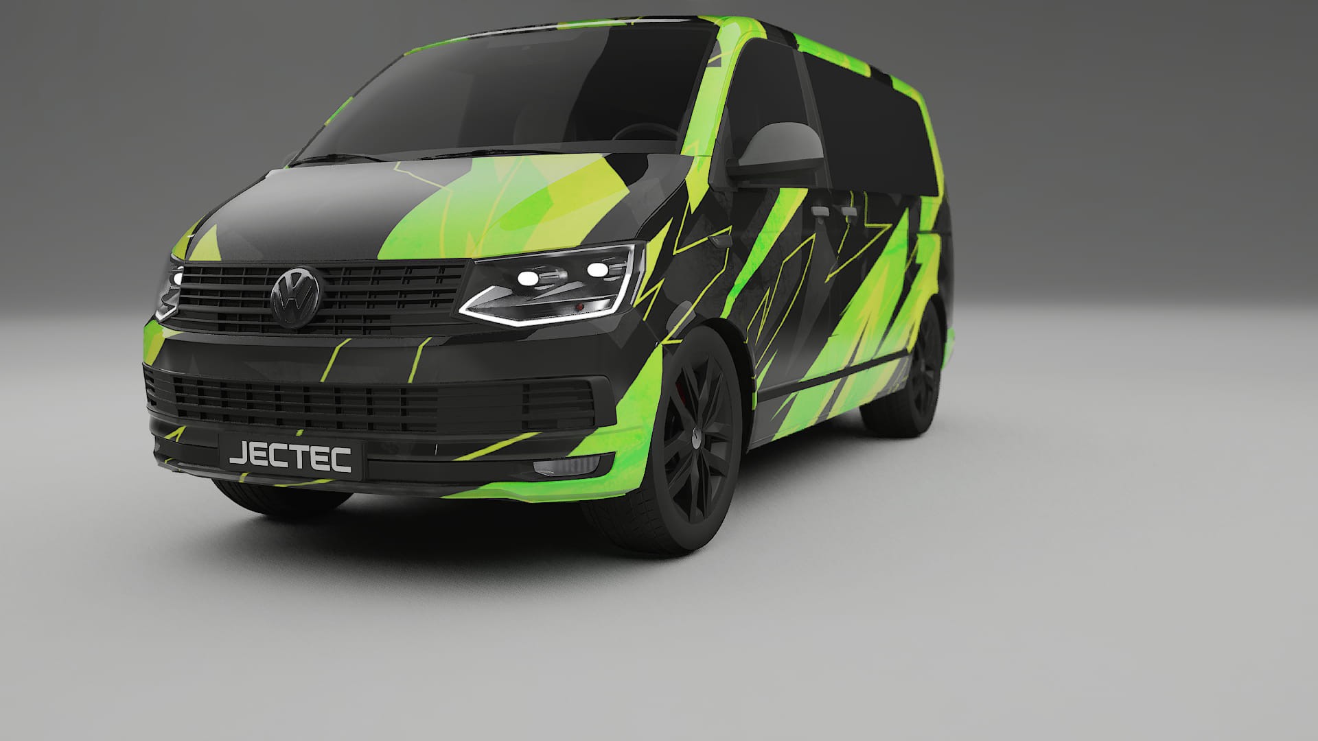 VW Transporter T6 Multivan NINJA TURTLES – Tervezett Wrap PPF készlet nyomtatható poliuretán fóliából