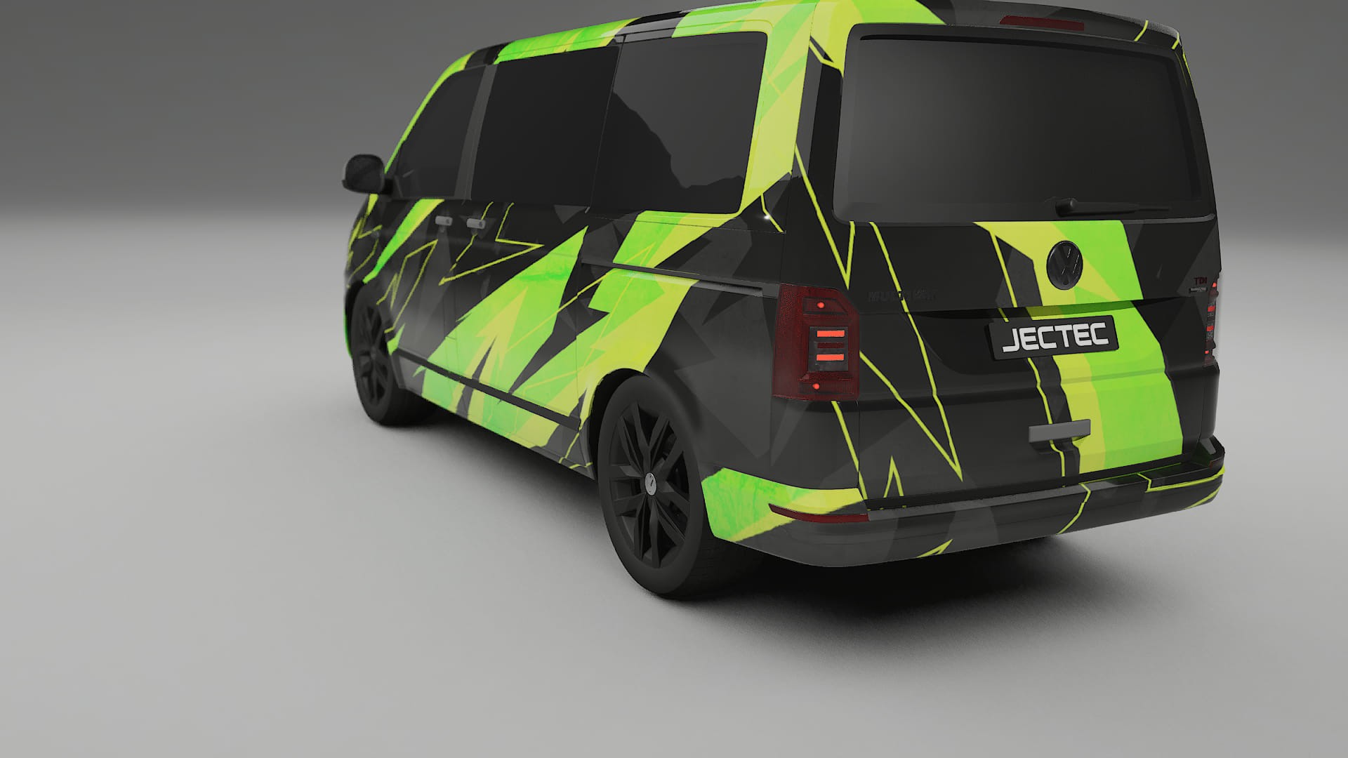 VW Transporter T6 Multivan NINJA TURTLES – Tervezett Wrap PPF készlet nyomtatható poliuretán fóliából