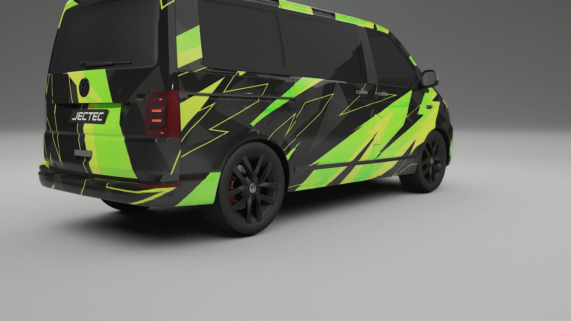 VW Transporter T6 Multivan NINJA TURTLES – Tervezett Wrap PPF készlet nyomtatható poliuretán fóliából