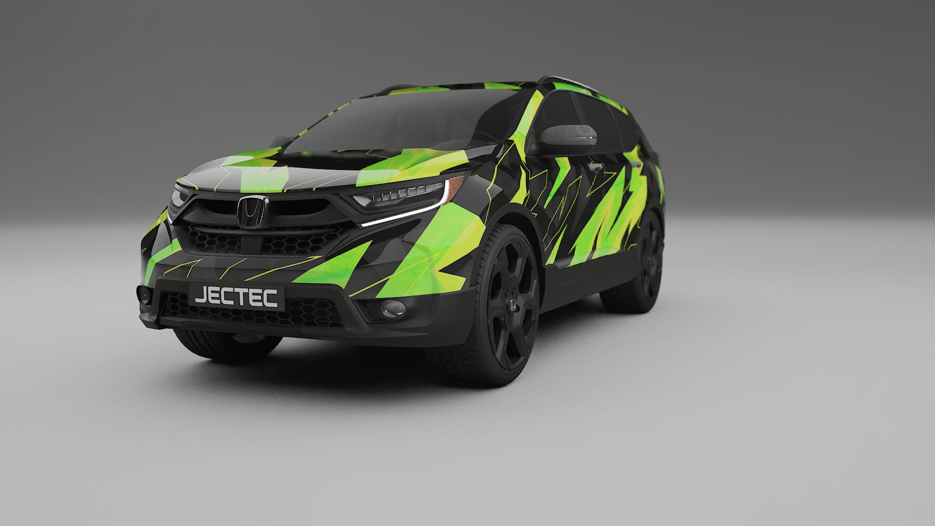 Honda CRV Touring prefacelift pre-LCI NINJA TURTLES – Tervezett Wrap PPF készlet nyomtatható poliuretán fóliából