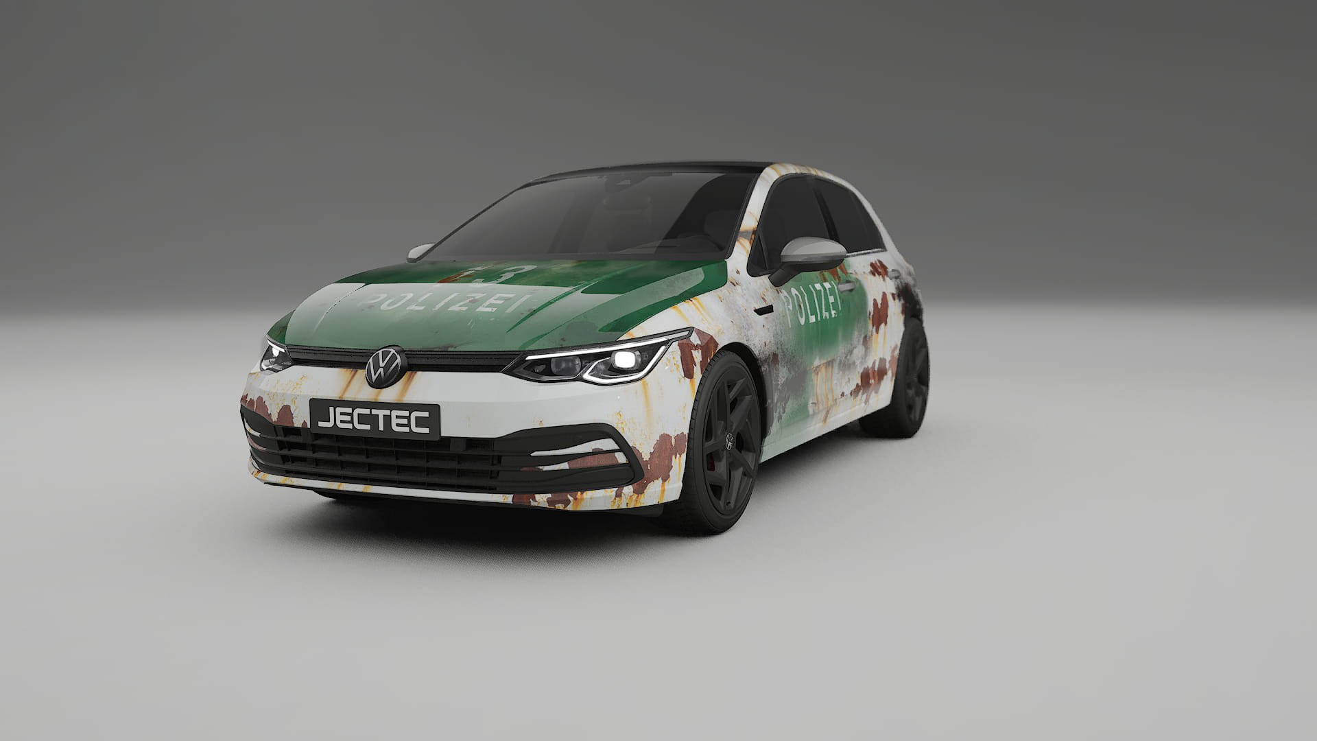 VW Golf Mk8 COBRA 11 – Tervezett Wrap PPF készlet nyomtatható poliuretán fóliából