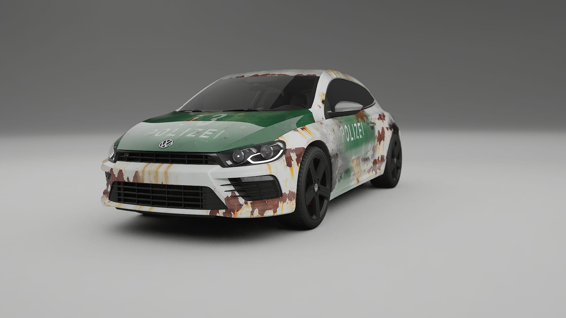 VW Scirocco R III COBRA 11 – Tervezett Wrap PPF készlet nyomtatható poliuretán fóliából