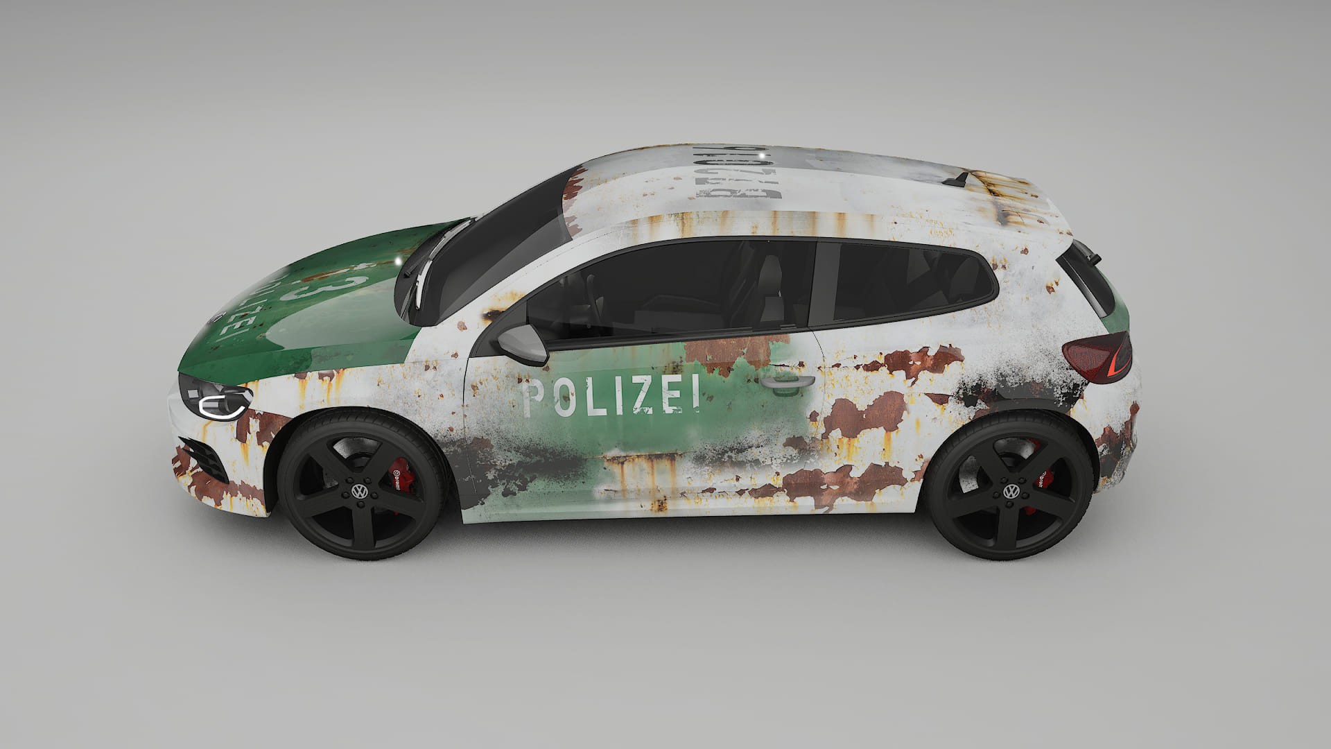 VW Scirocco R III COBRA 11 – Tervezett Wrap PPF készlet nyomtatható poliuretán fóliából