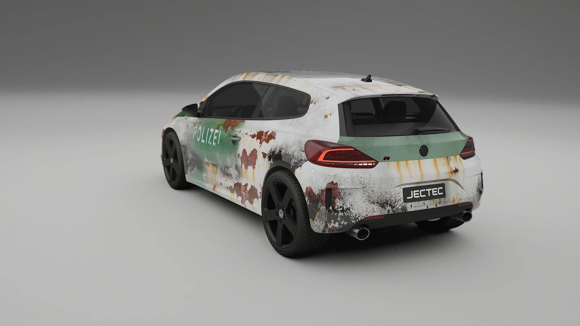 VW Scirocco R III COBRA 11 – Tervezett Wrap PPF készlet nyomtatható poliuretán fóliából