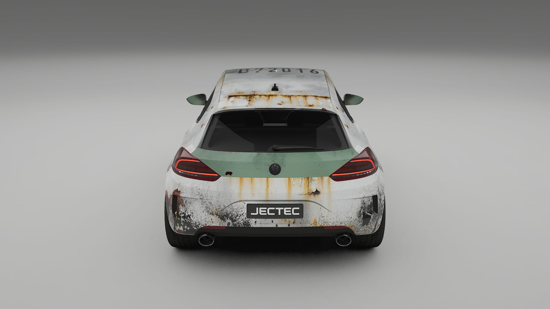 VW Scirocco R III COBRA 11 – Tervezett Wrap PPF készlet nyomtatható poliuretán fóliából