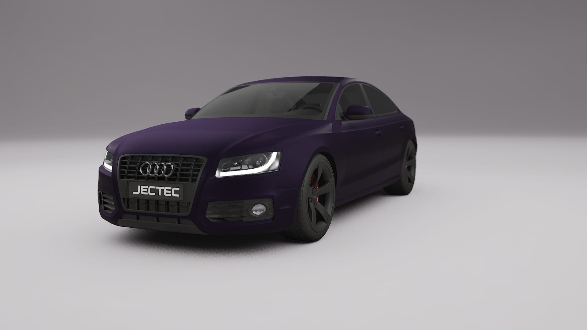 Audi A5 8T Sportback prefacelift pre LCI TPU Fényezésvédő Fólia | VIOLET Színváltós PPF – Teljesen Elővágott Készle