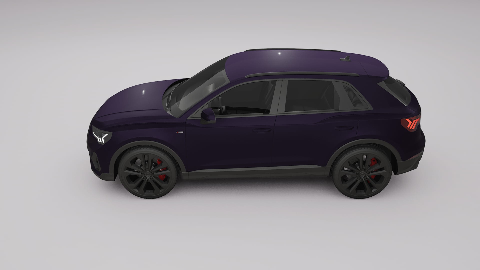 Audi Q3 S Line F3 TPU Fényezésvédő Fólia | VIOLET Színváltós PPF – Teljesen Elővágott Készlet