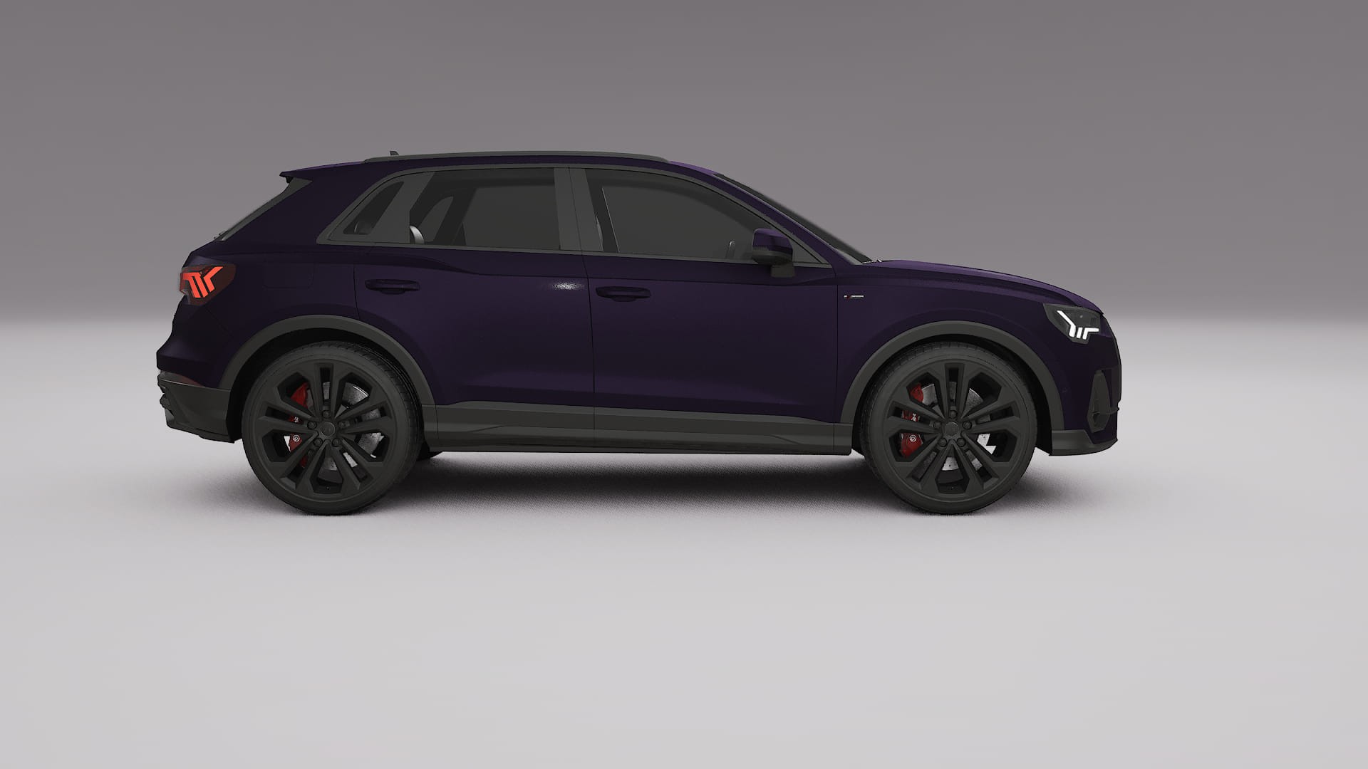 Audi Q3 S Line F3 TPU Fényezésvédő Fólia | VIOLET Színváltós PPF – Teljesen Elővágott Készlet