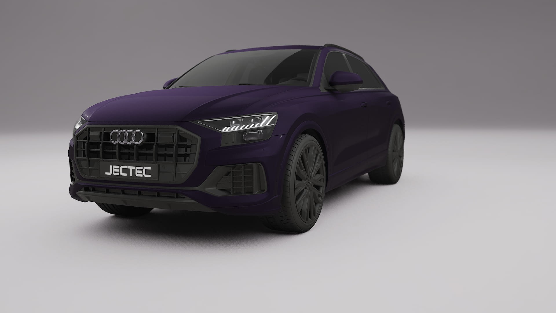 Audi Q8 F1 prefacelift pre LCI TPU Fényezésvédő Fólia | VIOLET Színváltós PPF – Teljesen Elővágott Készlet