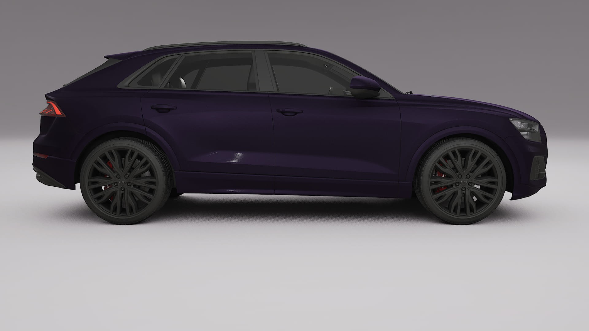 Audi Q8 F1 prefacelift pre LCI TPU Fényezésvédő Fólia | VIOLET Színváltós PPF – Teljesen Elővágott Készlet