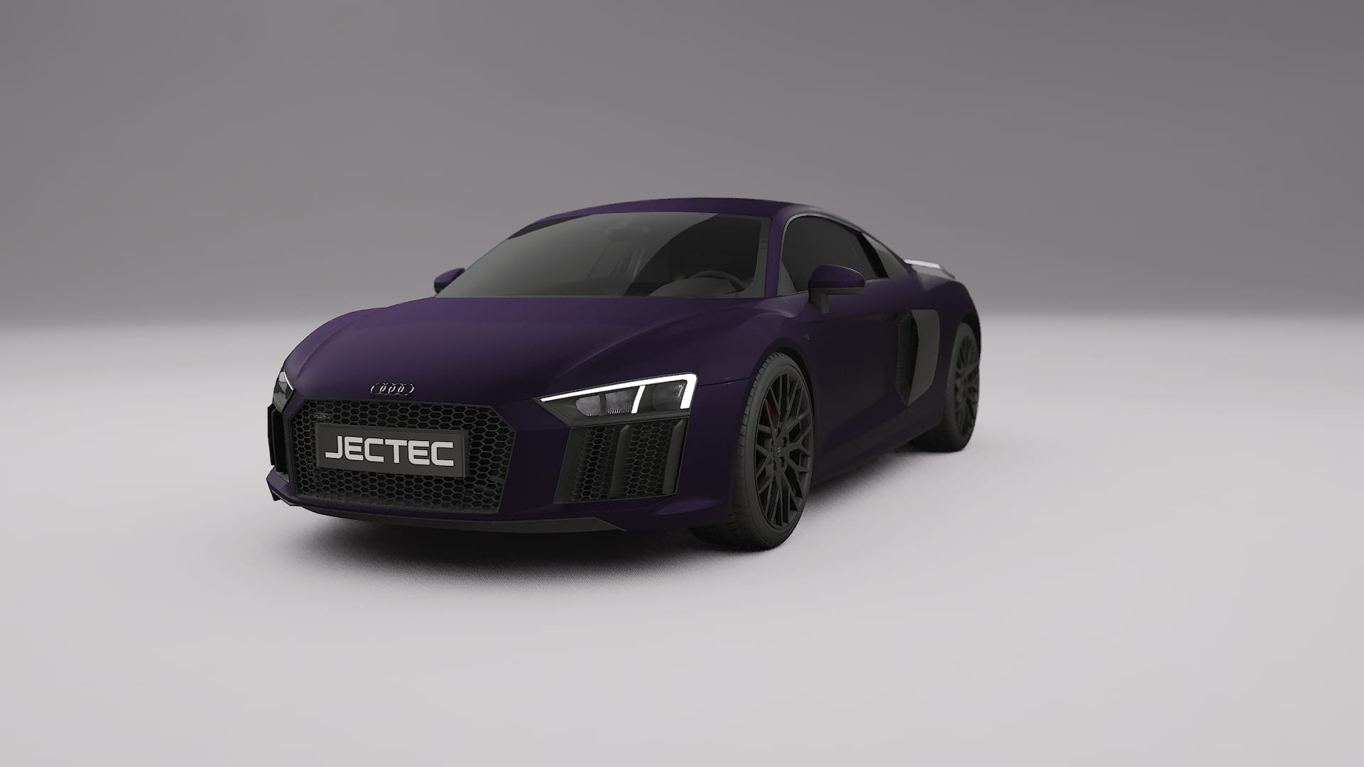 Audi R8 typ 4S prefacelift pre LCI TPU Fényezésvédő Fólia | VIOLET Színváltós PPF – Teljesen Elővágott Készlet