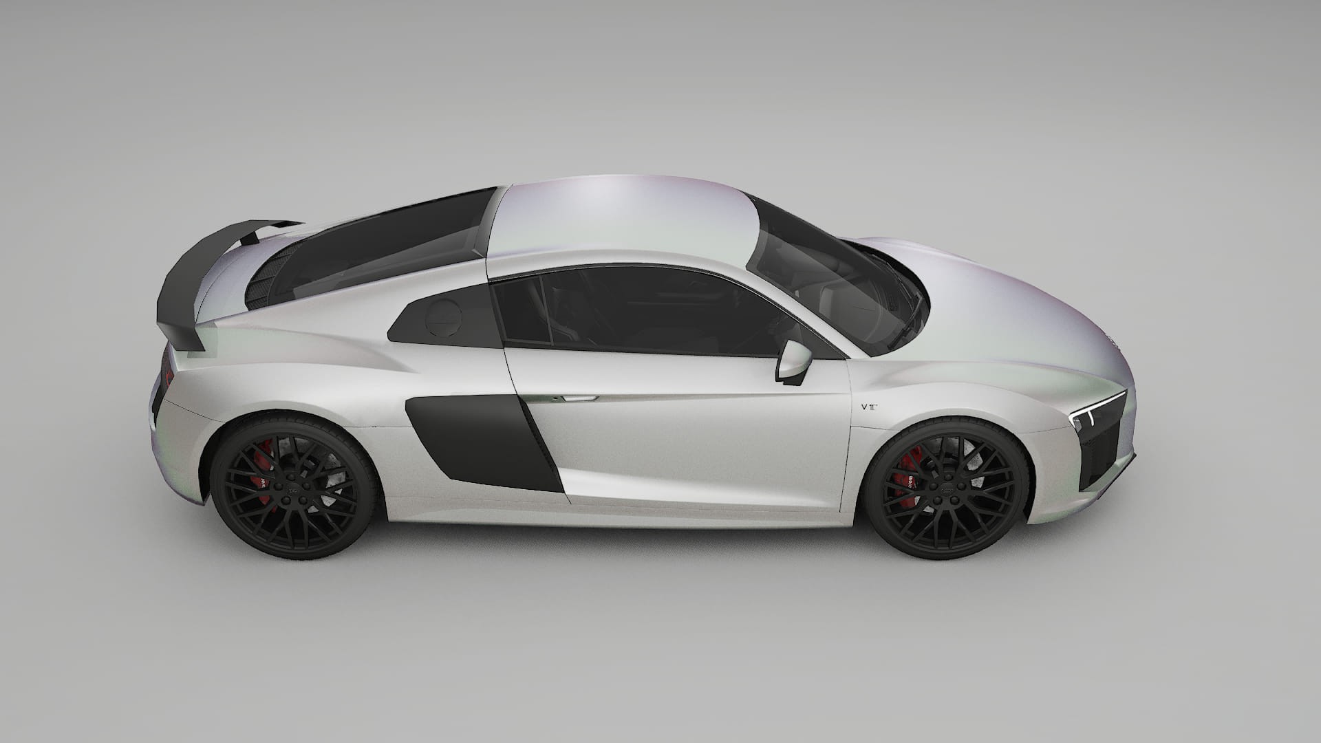 Audi R8 typ 4S prefacelift pre LCI TPU Fényezésvédő Fólia | NEBULA Színváltós PPF – Teljesen Elővágott Készlet