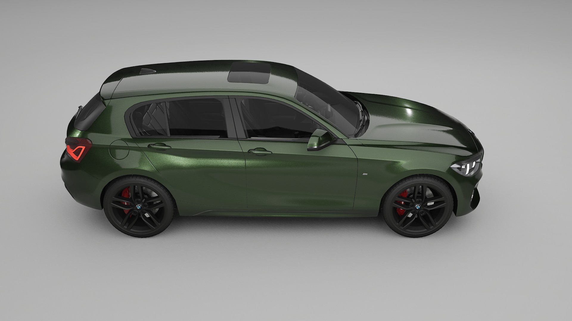 BMW 1 F20 facelift LCI TPU Fényezésvédő Fólia | LAGOON Színváltós PPF – Teljesen Elővágott Készlet