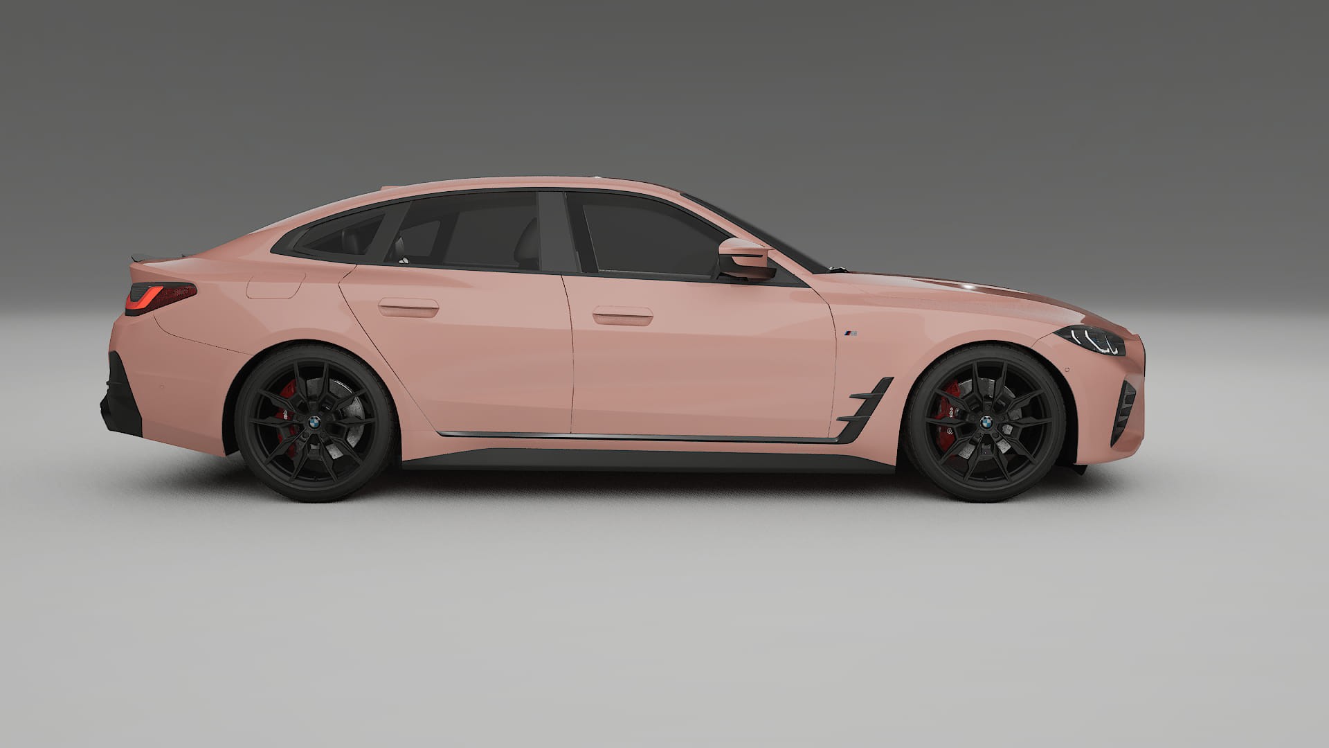 BMW I4 G26 M Package TPU Fényezésvédő Fólia | BLUSH Színváltós PPF – Teljesen Elővágott Készlet