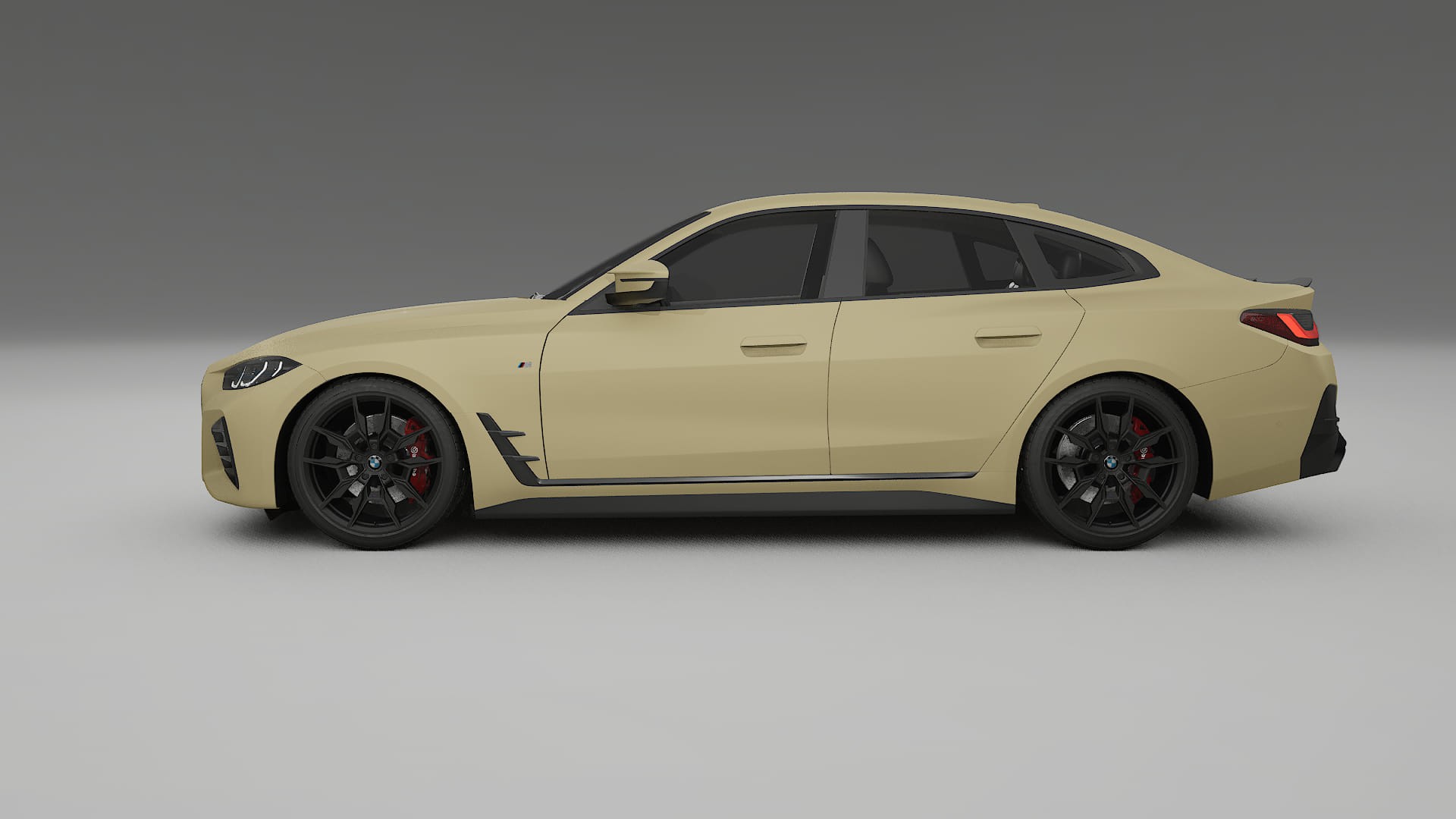BMW I4 G26 M Package TPU Fényezésvédő Fólia | SAND Színváltós PPF – Teljesen Elővágott Készlet