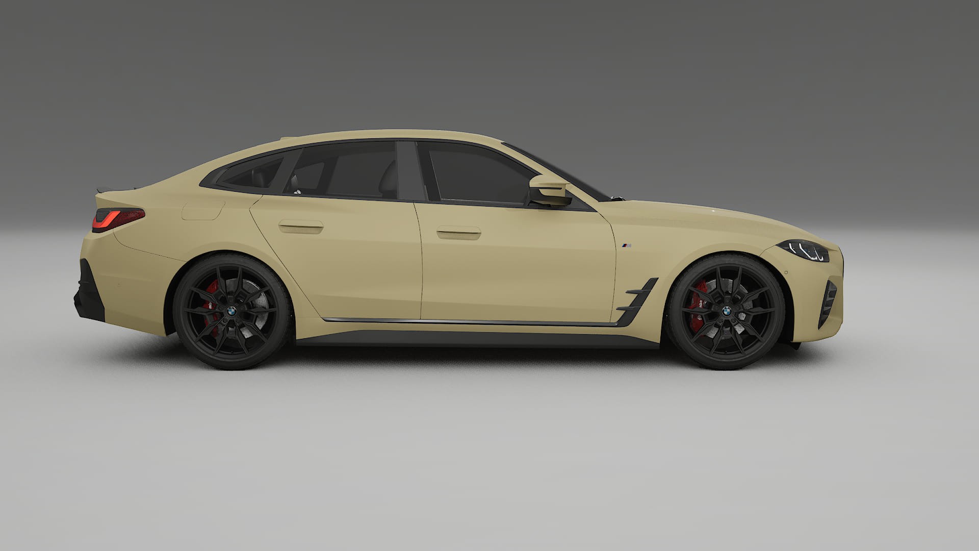 BMW I4 G26 M Package TPU Fényezésvédő Fólia | SAND Színváltós PPF – Teljesen Elővágott Készlet
