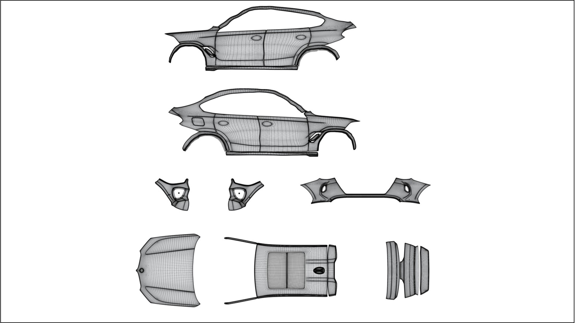 BMW X6 F96 Competition TPU Fényezésvédő Fólia | SAHARA Színváltós PPF – Teljesen Elővágott Készlet 2