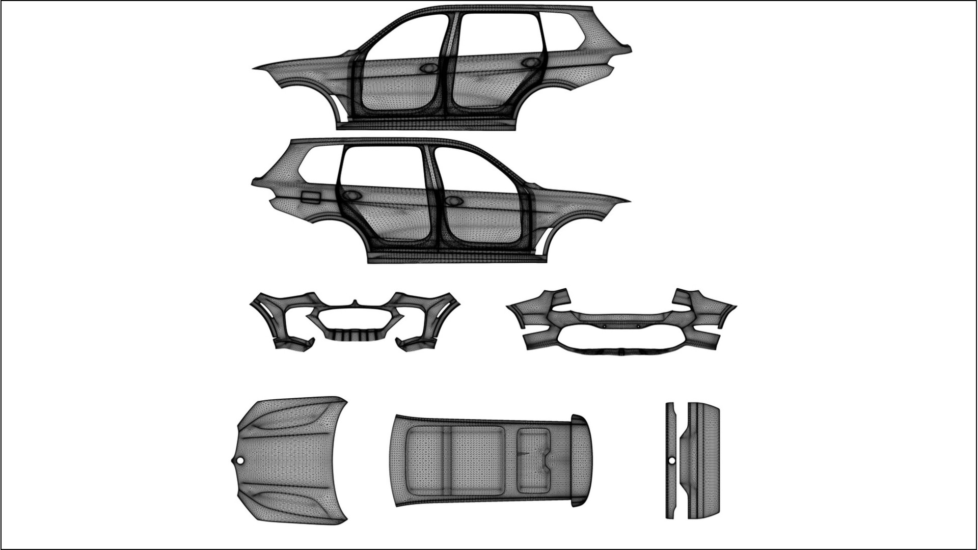 BMW X7 M G07 TPU Fényezésvédő Fólia | FORGED S Színváltós PPF – Teljesen Elővágott Készlet