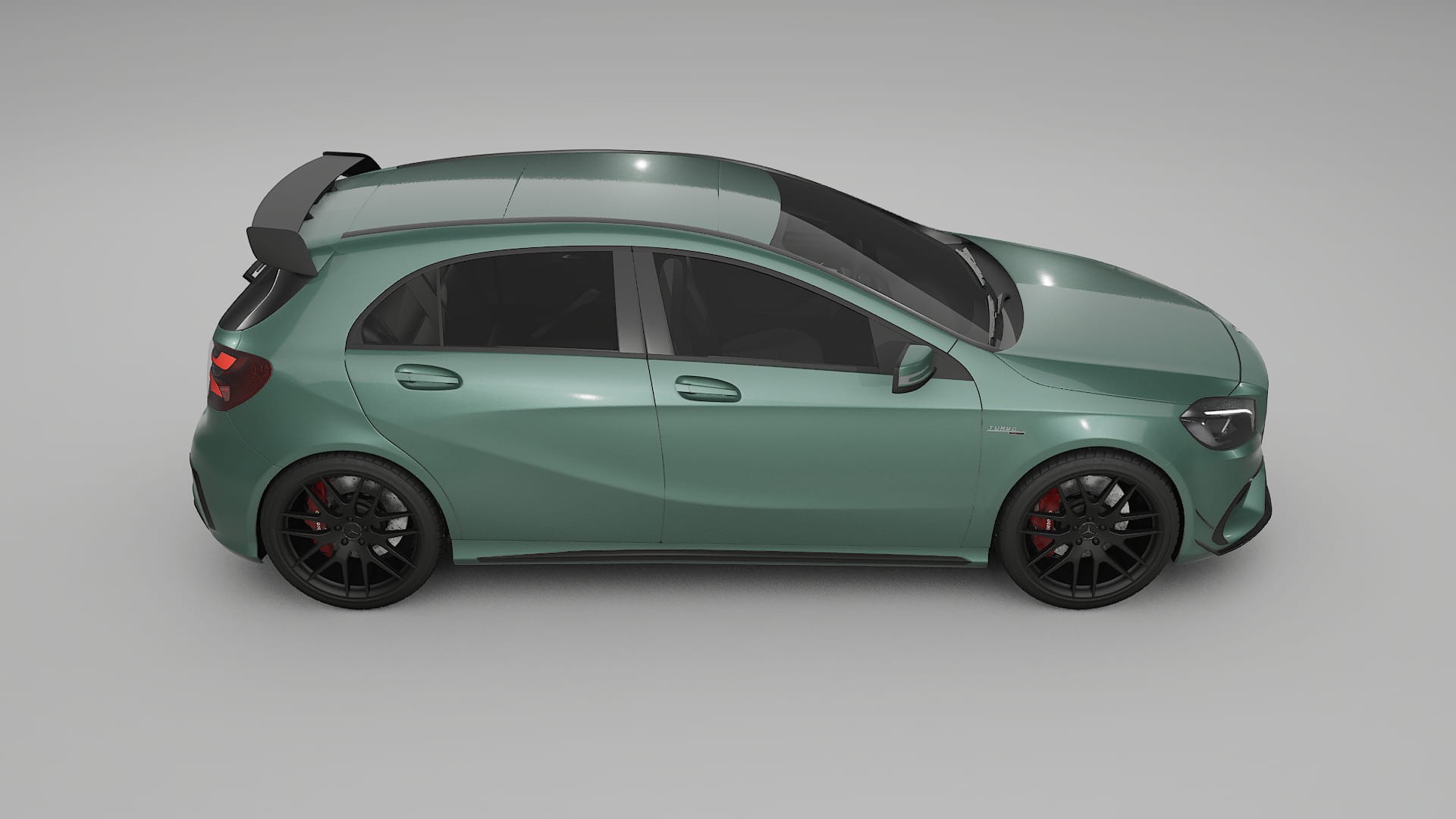 Mercedes A45 AMG W176 TPU Fényezésvédő Fólia | EVERGREEN Színváltós PPF – Teljesen Elővágott Készlet