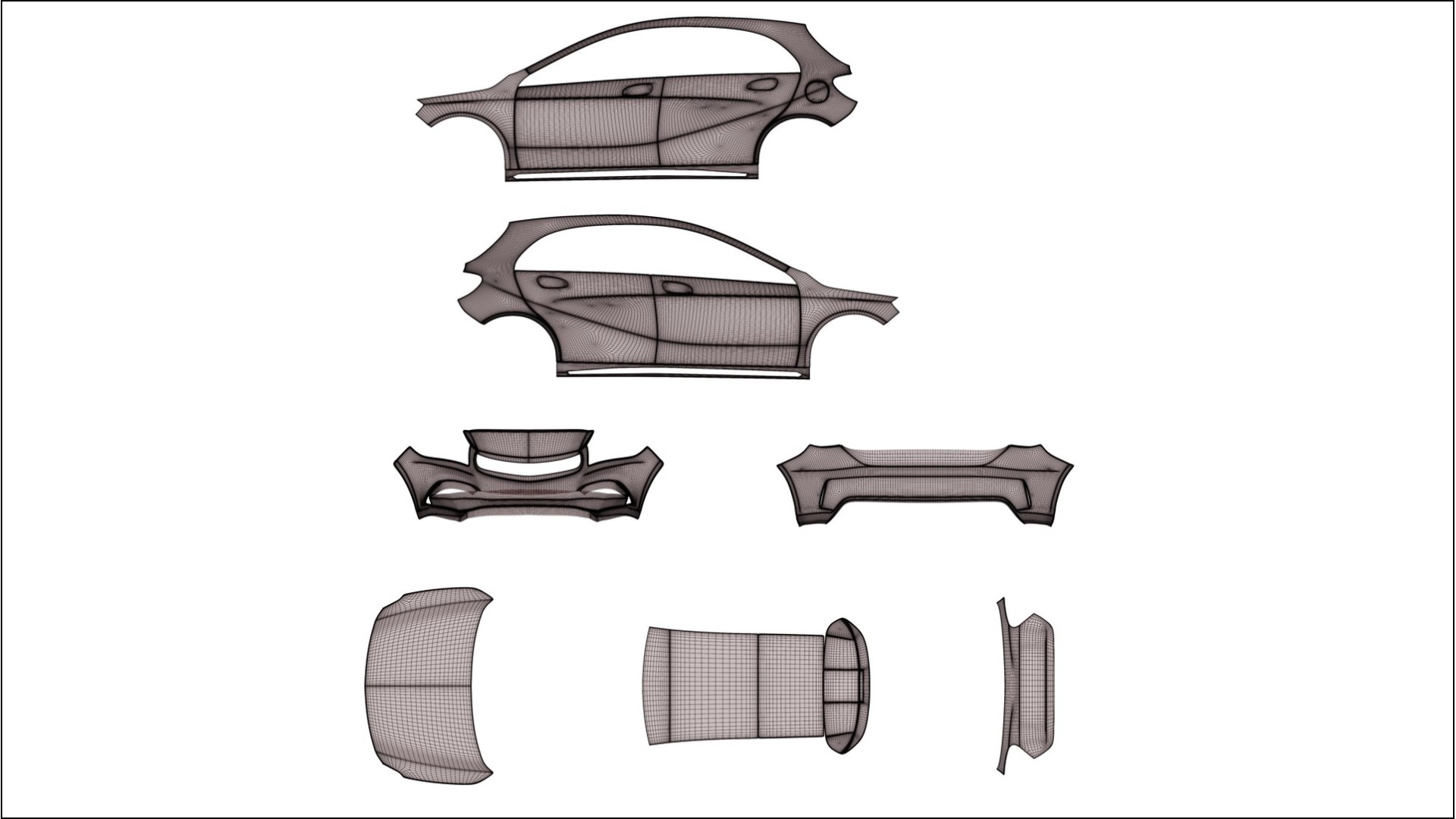 Mercedes A45 AMG W176 TPU Fényezésvédő Fólia | LAGOON Színváltós PPF – Teljesen Elővágott Készlet