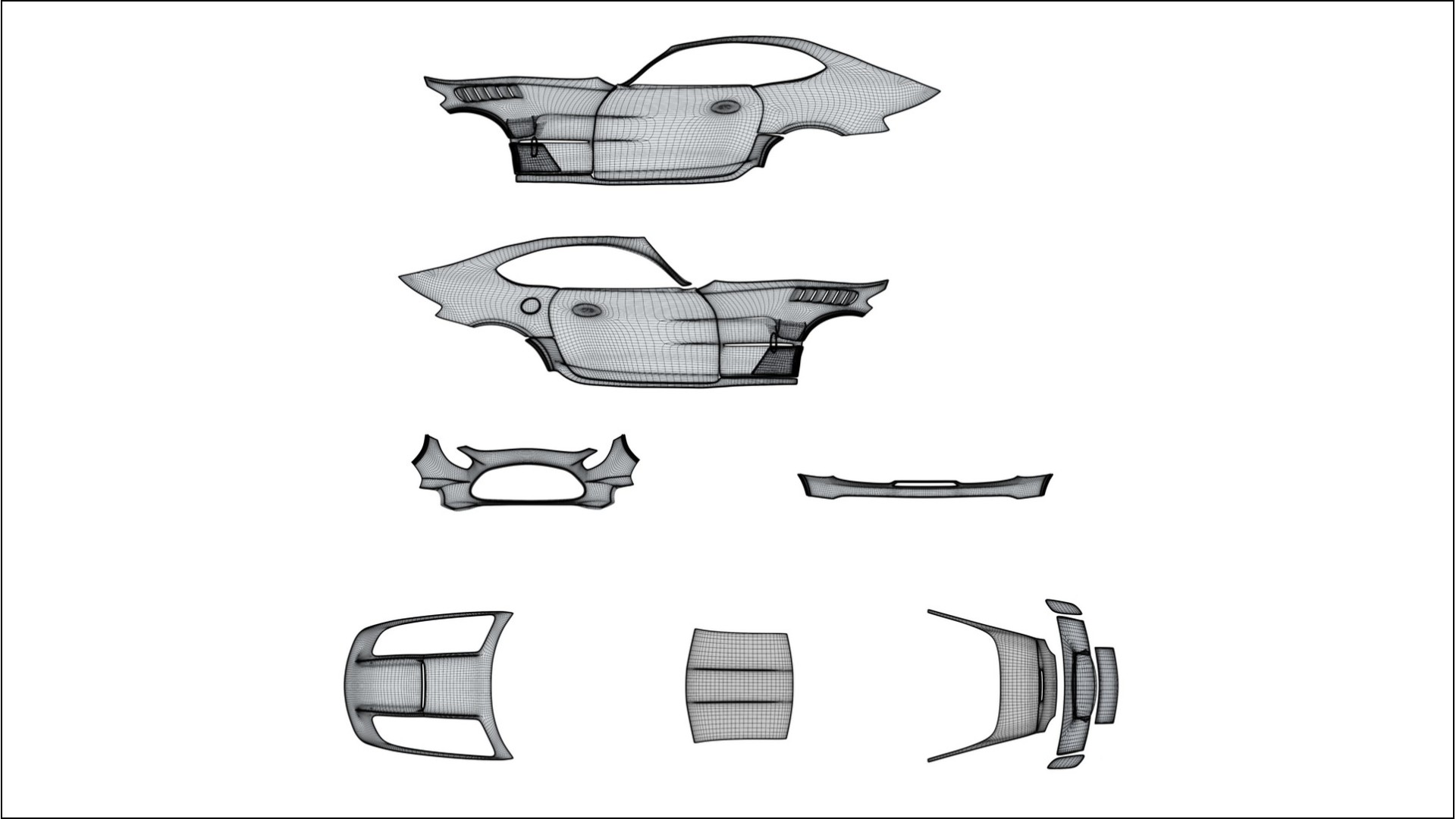 Mercedes AMG GT Black Series C192 Coupe TPU Fényezésvédő Fólia | DUSTY Színváltós PPF – Teljesen Elővágott Készlet
