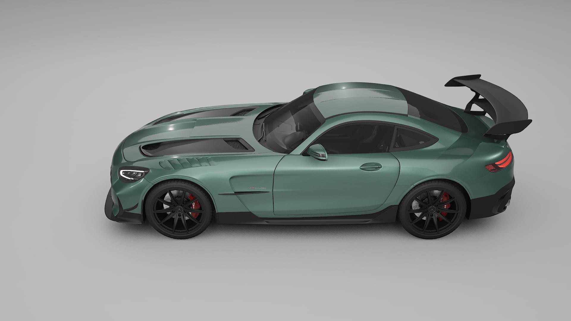 Mercedes AMG GT Black Series C192 Coupe TPU Fényezésvédő Fólia | EVERGREEN Színváltós PPF – Teljesen Elővágott Kész
