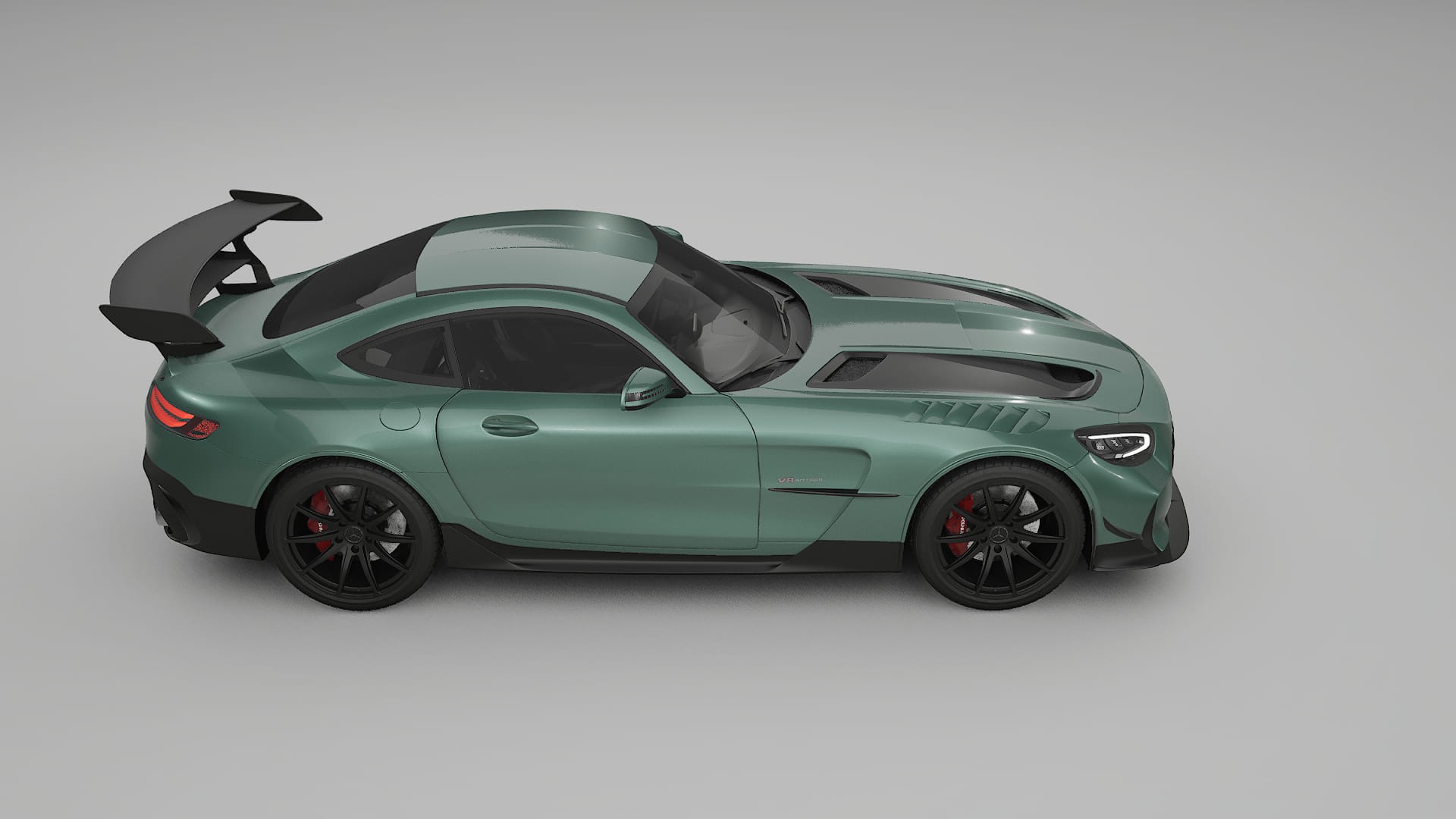 Mercedes AMG GT Black Series C192 Coupe TPU Fényezésvédő Fólia | EVERGREEN Színváltós PPF – Teljesen Elővágott Kész