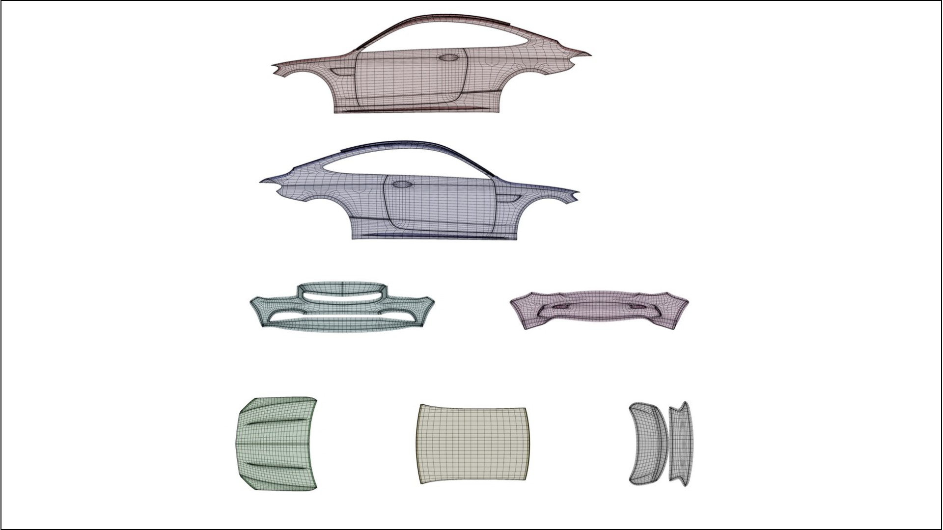 Mercedes C63 AMG W205 Coupe TPU Fényezésvédő Fólia | CINDER Színváltós PPF – Teljesen Elővágott Készlet