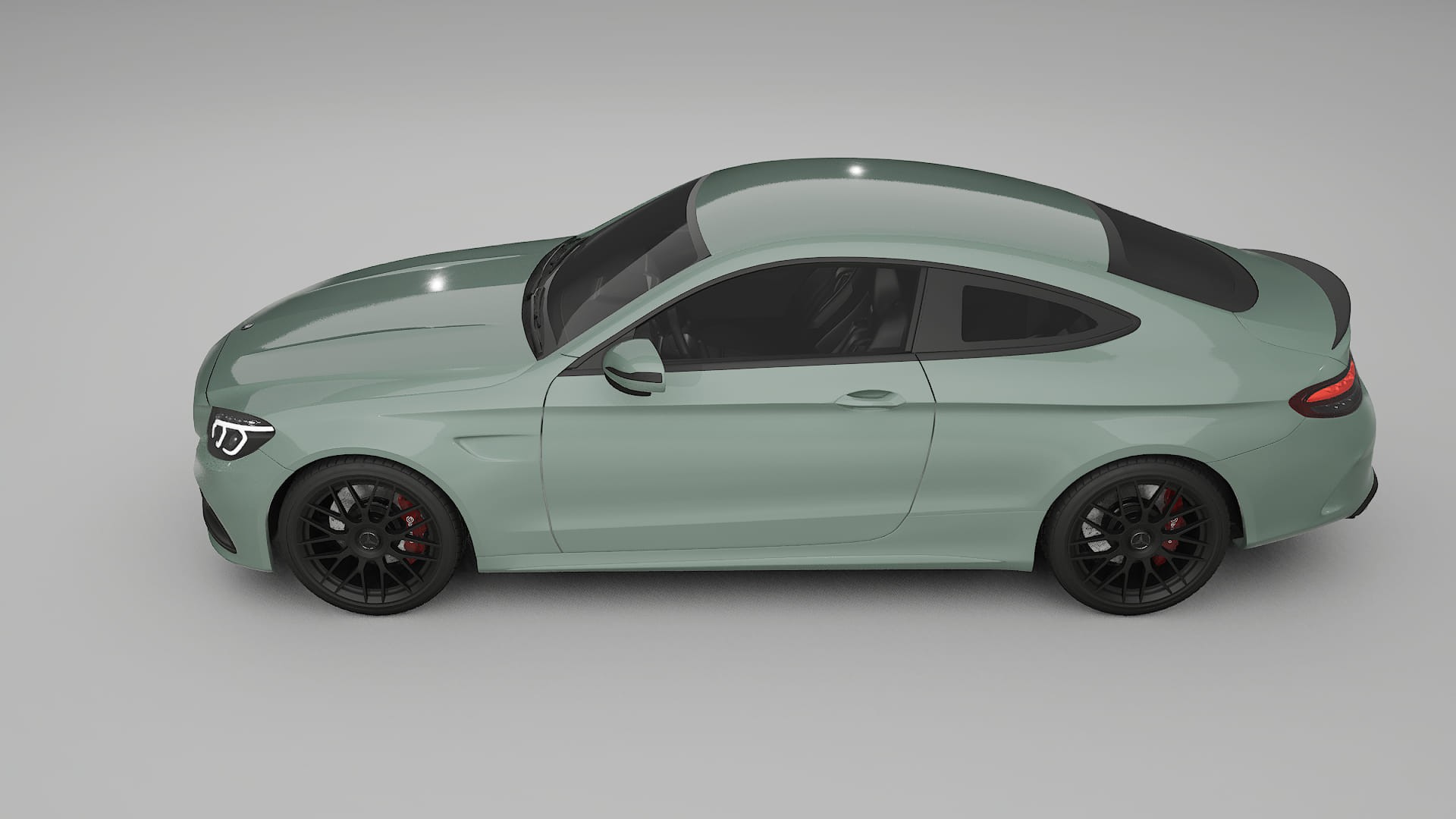 Mercedes C63 AMG W205 Coupe TPU Fényezésvédő Fólia | CINDER Színváltós PPF – Teljesen Elővágott Készlet