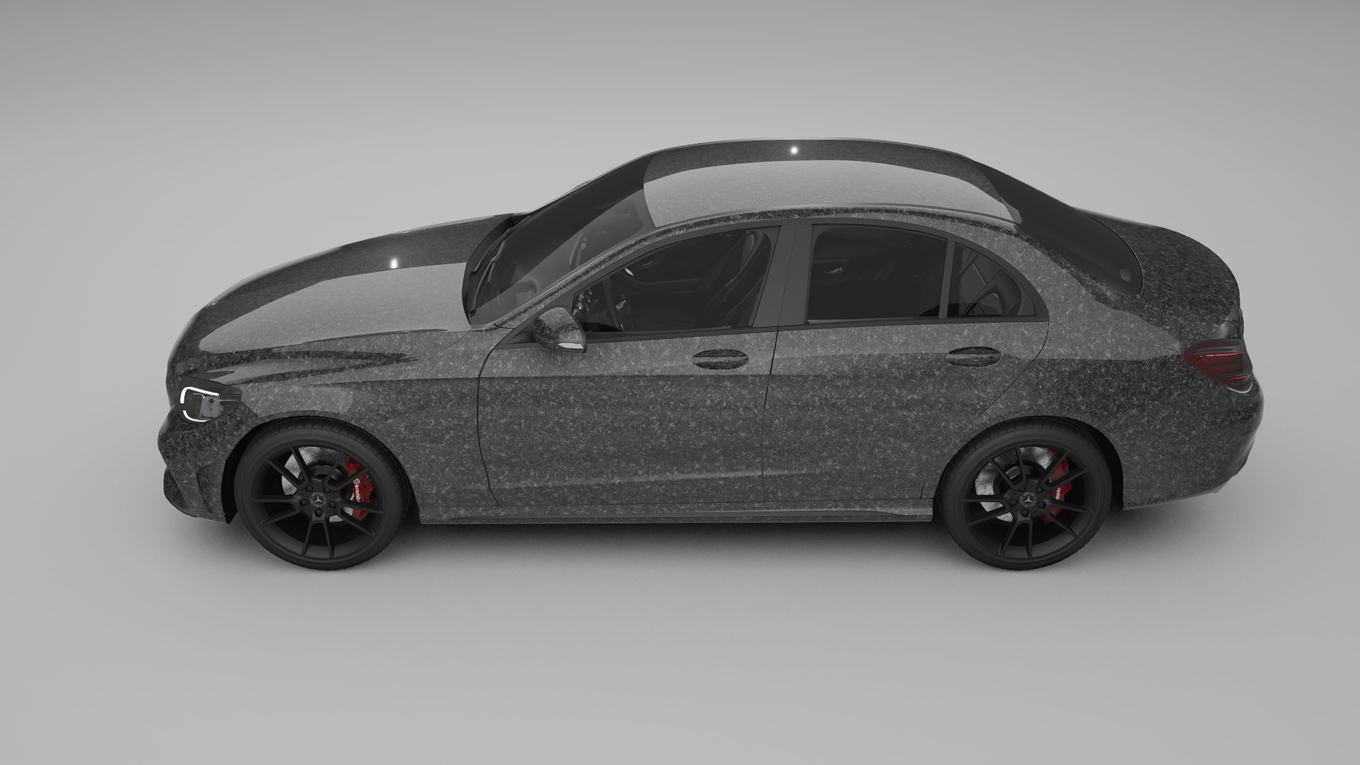 Mercedes C Class W205 AMG sedan TPU Fényezésvédő Fólia | FORGED S Színváltós PPF – Teljesen Elővágott Készlet