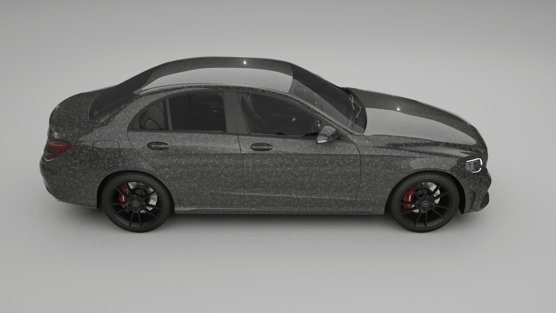 Mercedes C Class W205 AMG sedan TPU Fényezésvédő Fólia | FORGED S Színváltós PPF – Teljesen Elővágott Készlet